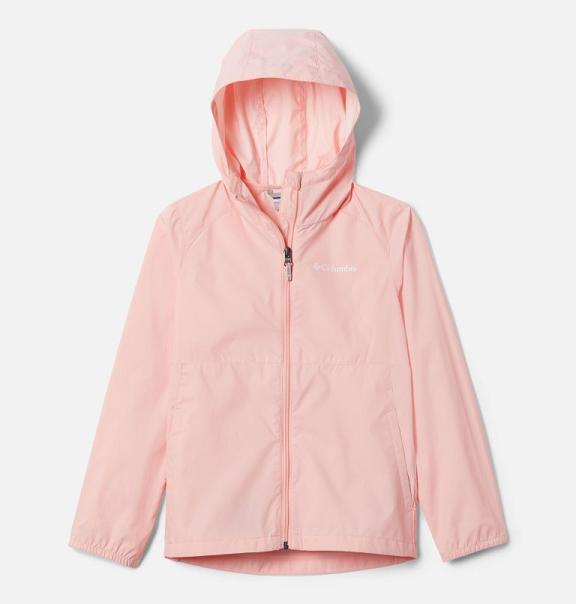 Columbia Switchback II Waterproof Jacket Pink For Girls NZ7361 New Zealand